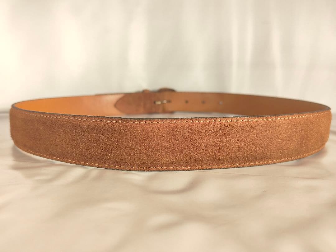 ヴィンテージ】ポロラルフローレン 高級スエード ドレスベルト USA製