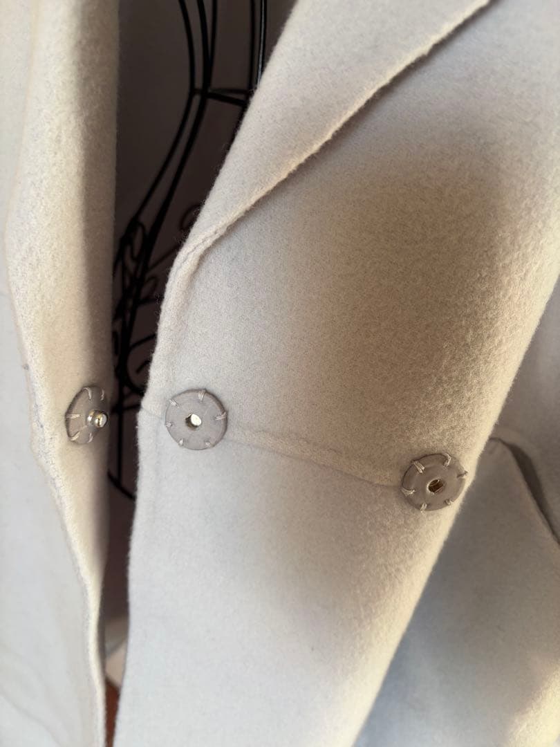 【新品】 Aga➕　ライトブルー　ポンチョ ケープコート　ヤマダヤ