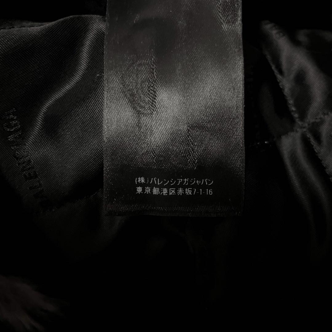 新品タグ付き　BALENCIAGA コレクションライン　ファーロングコート　正規