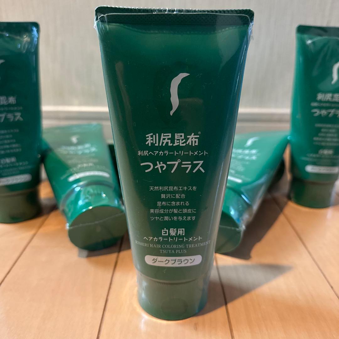 つやプラス ヘアカラー トリートメント ダークブラウン 10本セット