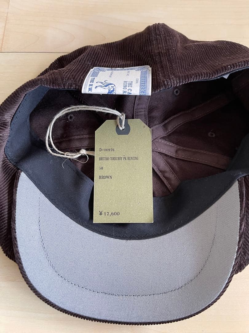 THE H.W.DOG&CO. コーデュロイ　キャスケット