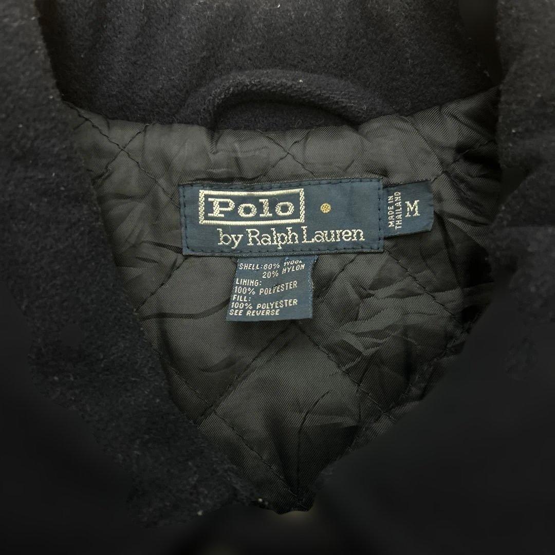 ラルフローレン ポロ ハーフコート ネイビー ダークネイビー 90s