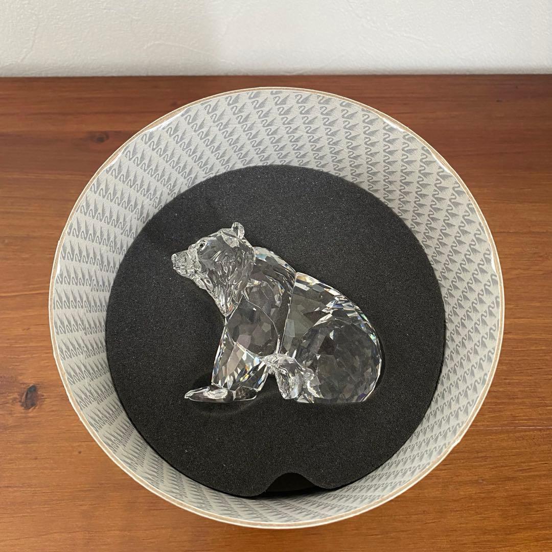 SWAROVSKI スワロフスキー クリスタル グリズリー 熊 クマ 置物