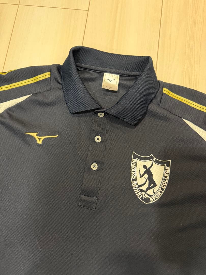 びわこ成蹊スポーツ大学 サッカー部 移動着 ミズノ 上下L 非売品