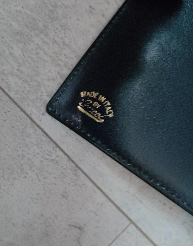 OLD GUCCI オールドグッチ シェリーライン GG柄 長財布 程度良好