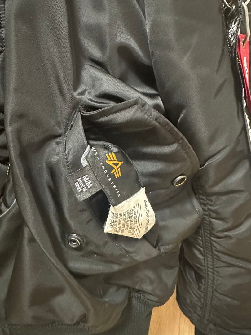 ALPHA INDUSTRIES MA-1ジャケット ブラック