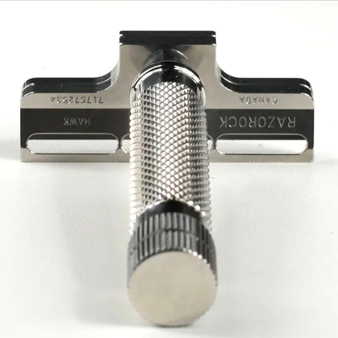 【新品】RazoRock \"Standard\" HAWK V3 両刃カミソリ
