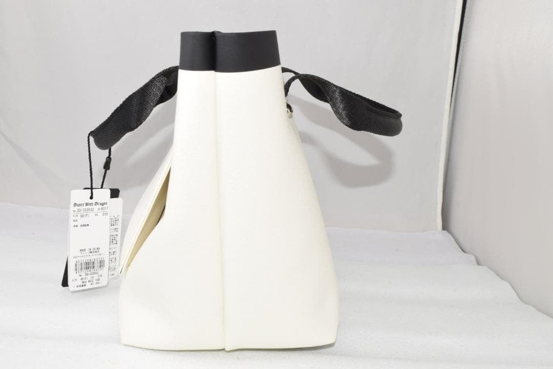 新品☆ダンスウィズドラゴン ダブルフェイス レザー カートバッグ☆ホワイト