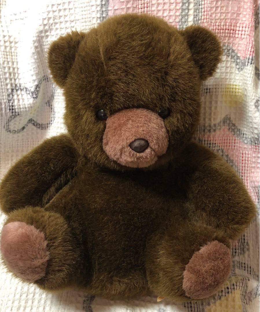 昭和レトロ ヴィンテージ ぬいぐるみの三英 クマ ぬいぐるみ 中古品