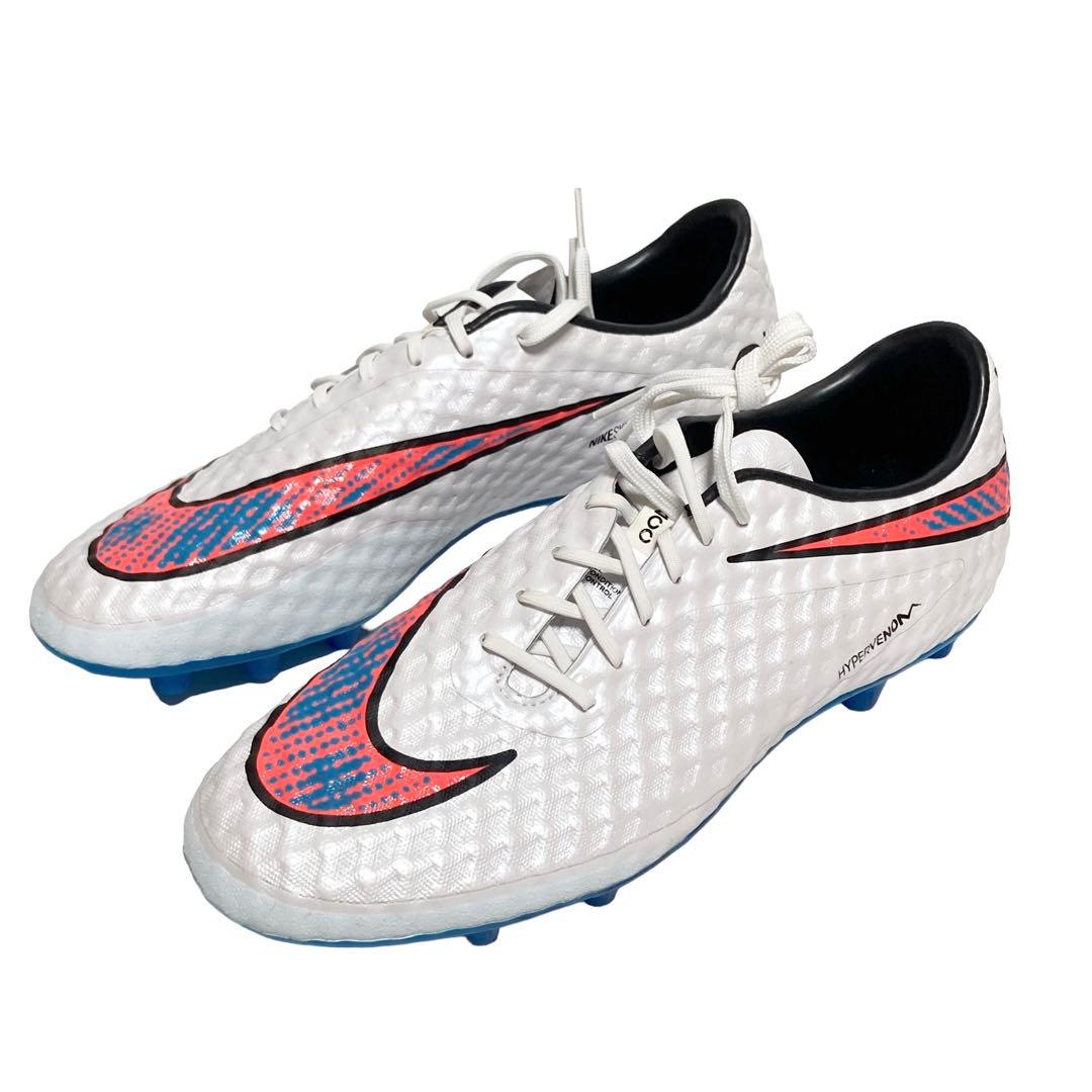 NIKE ハイパーヴェノム ファントム HG-E(ホワイト×ブルー) 26cm - メルカリ