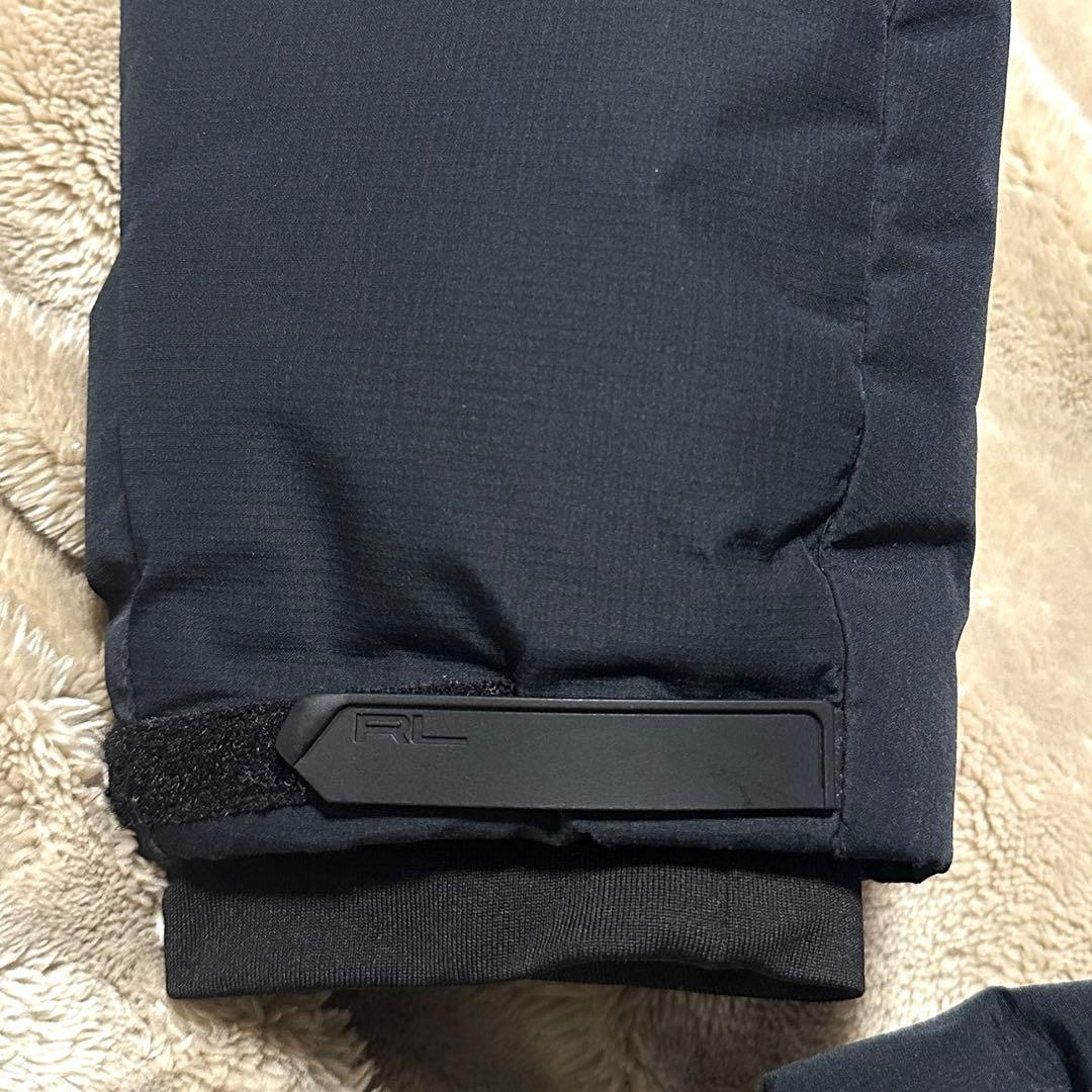 ポロラルフローレン ダウンジャケット ビッグポニー刺繍 黒ブラック メンズM