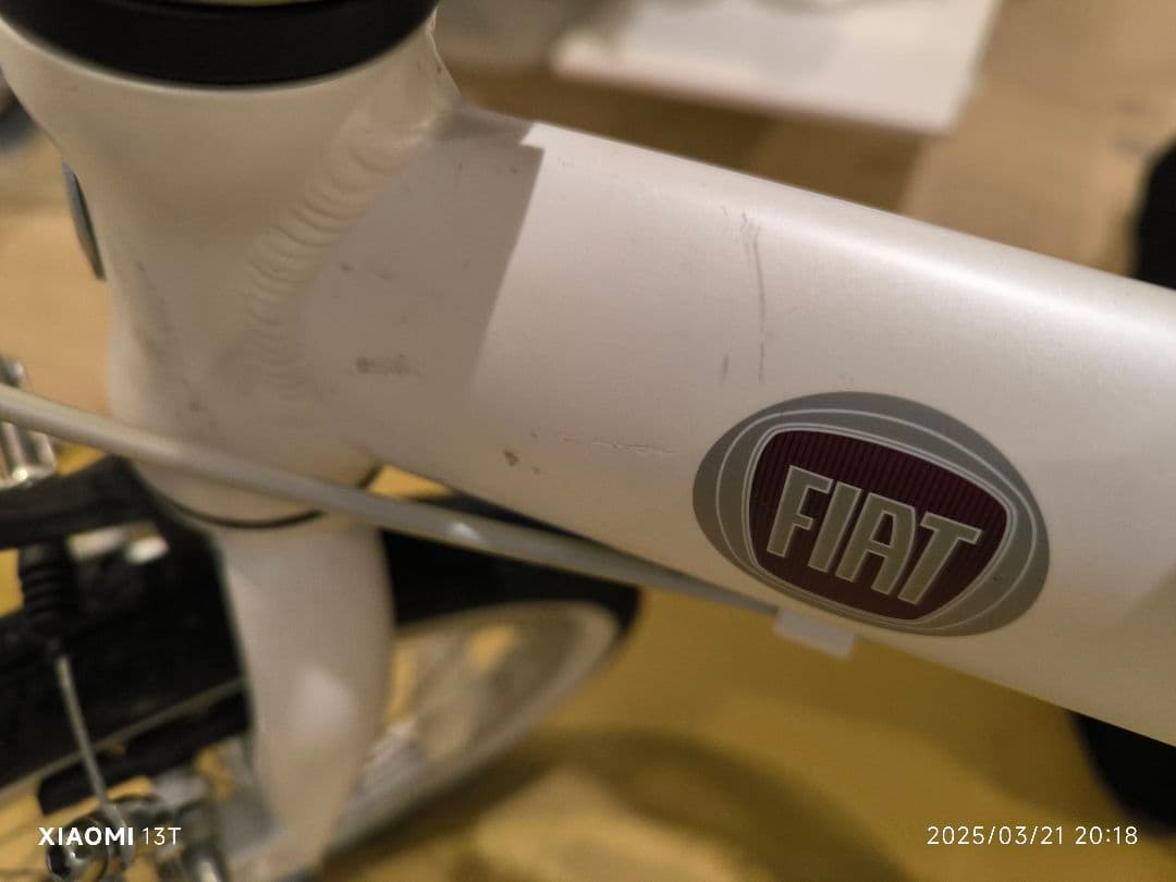 [3日間限定値下げ中]【美品】FIAT 折り畳み自転車 AL-FDB140 白