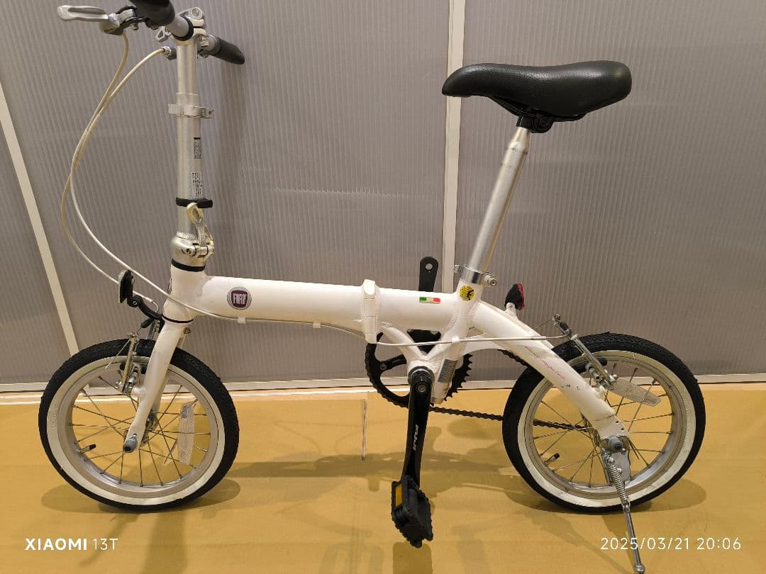 [3日間限定値下げ中]【美品】FIAT 折り畳み自転車 AL-FDB140 白