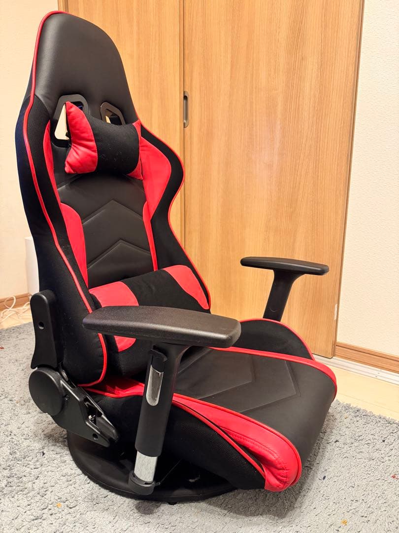 ★ゲーミングチェア　座椅子型 150-SNCF005GY★