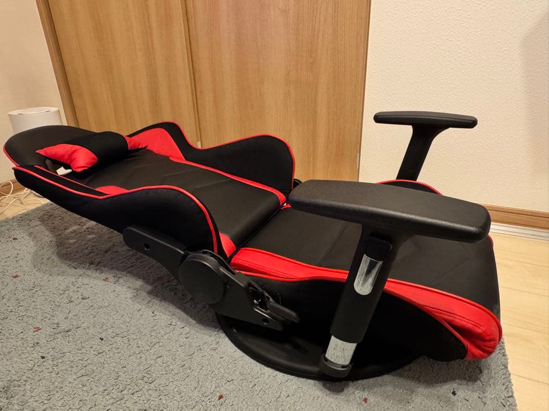 ★ゲーミングチェア　座椅子型 150-SNCF005GY★