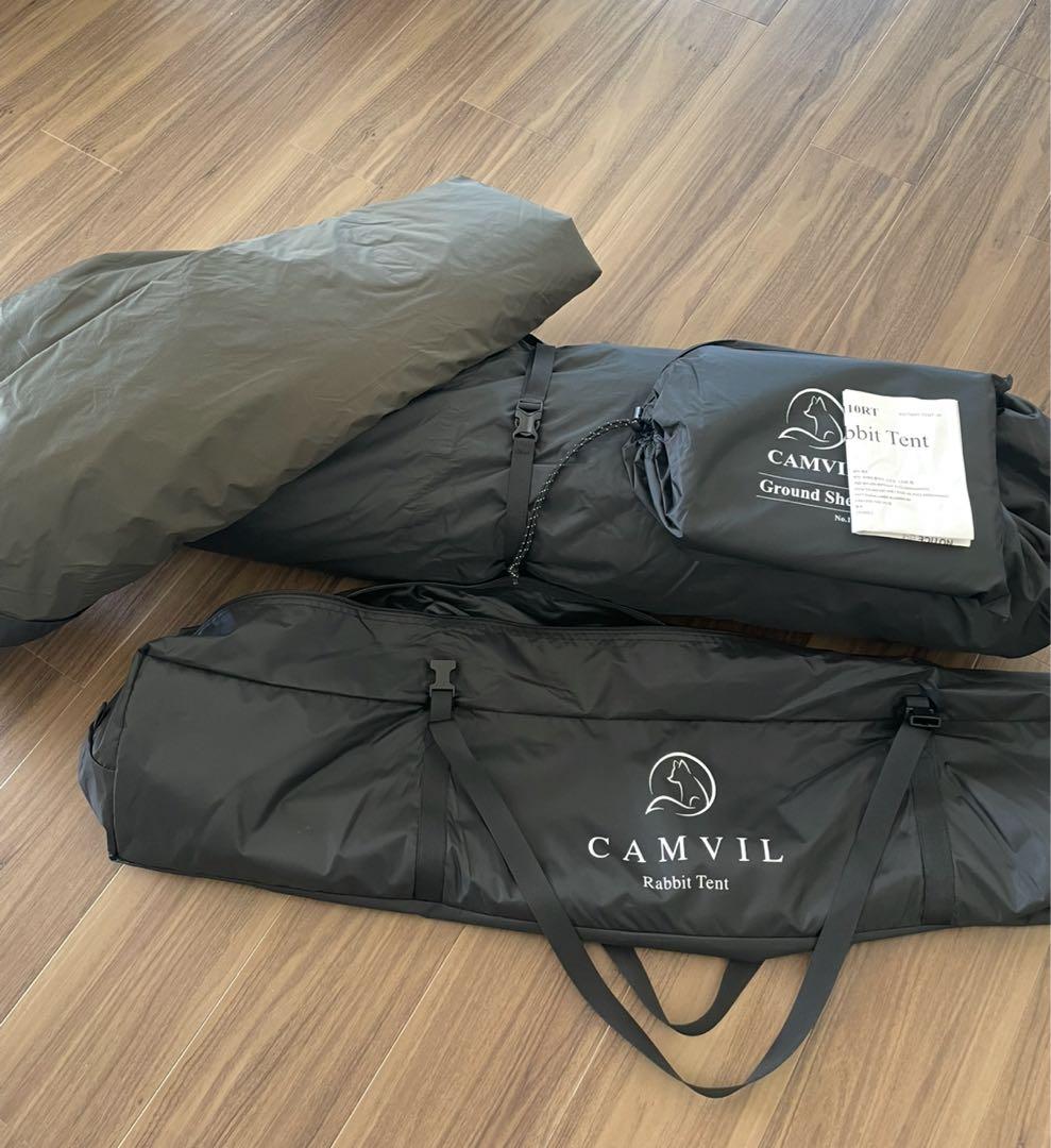 CAMVIL ケムビル　ラビットテント　コットンワンタッチ　オリーブ