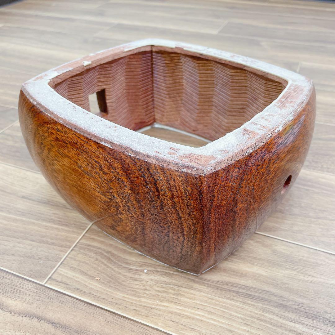 三味線 中棹 2本溝 金細 トチ入り 紅木 子持ち綾杉胴 k9 和楽器