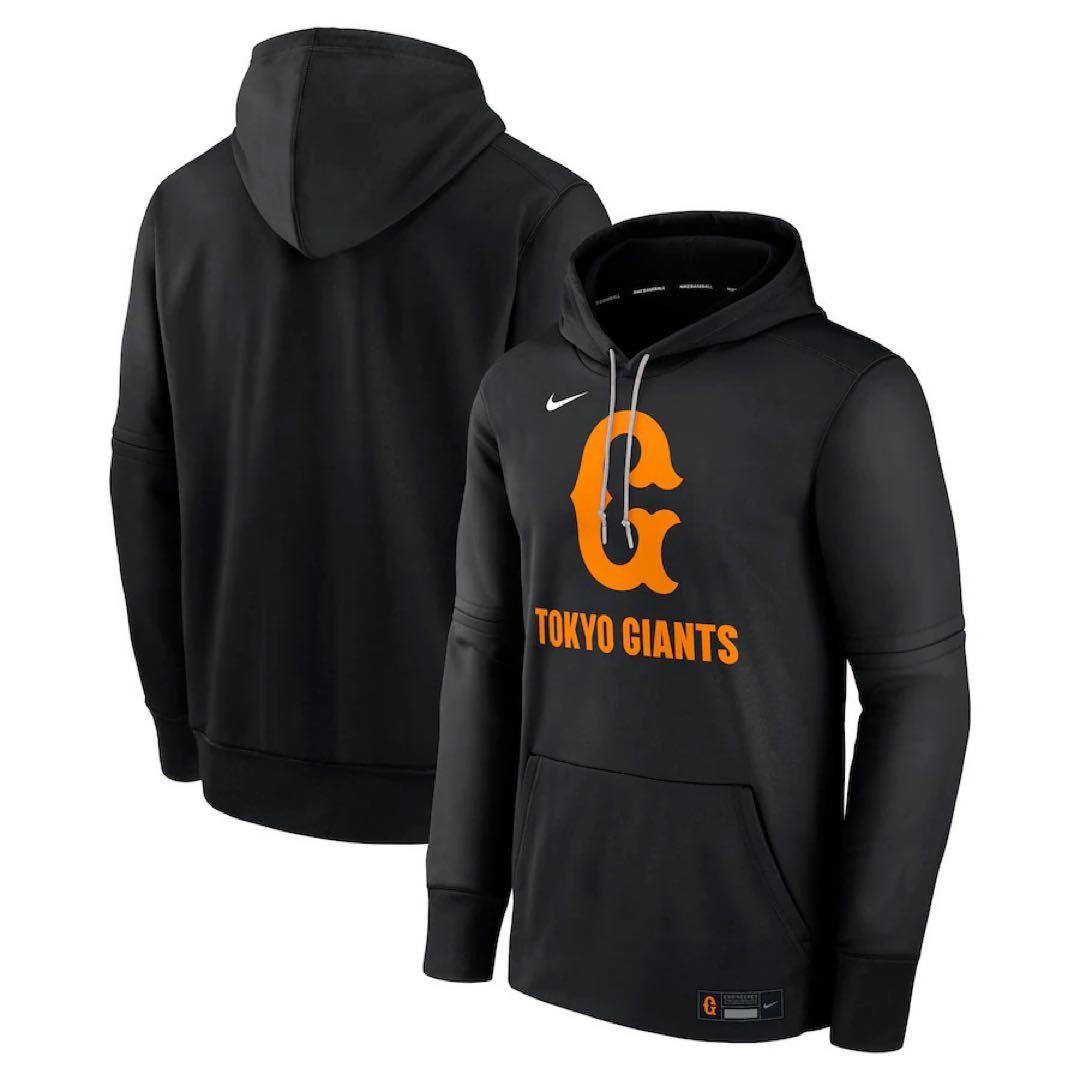 読売ジャイアンツ ナイキ ブラック プラクティス フーディー Lの通販は