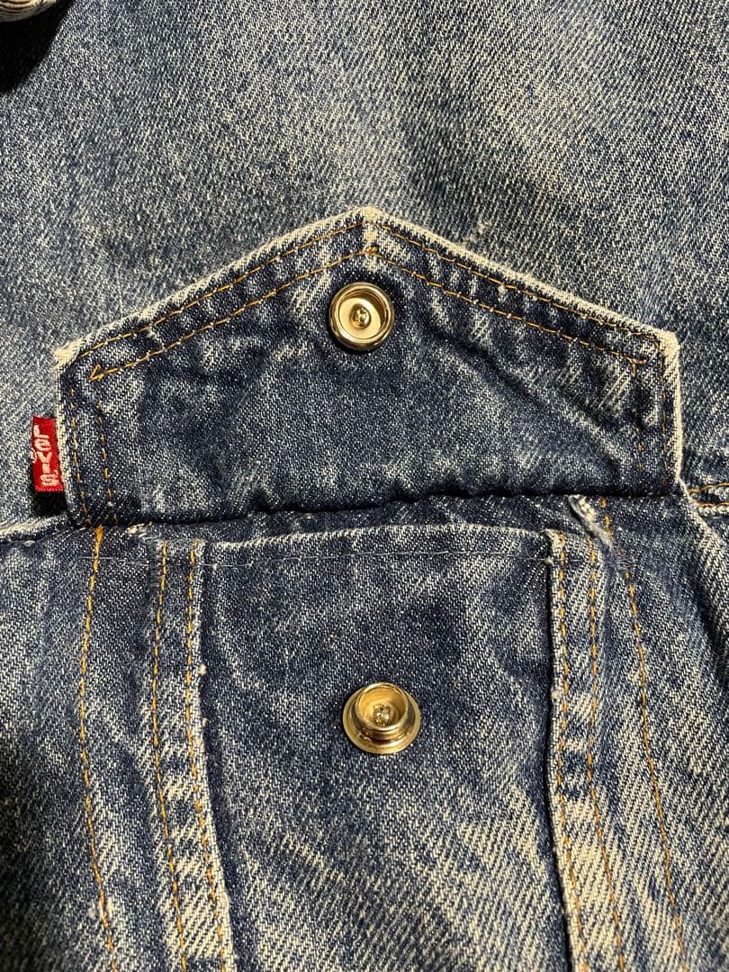 る*ら様 リーバイス 80s USA製 70609 デニムボアジャケット XL