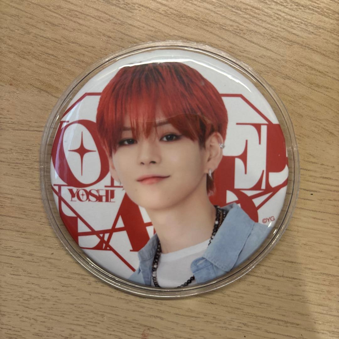 treasure トレジャー YOSHI ヨシ よしのり 缶バッジ 赤髪 - メルカリ
