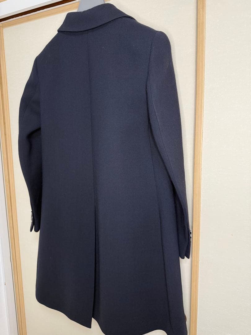 PRADA ネイビーダブルブレストコート
