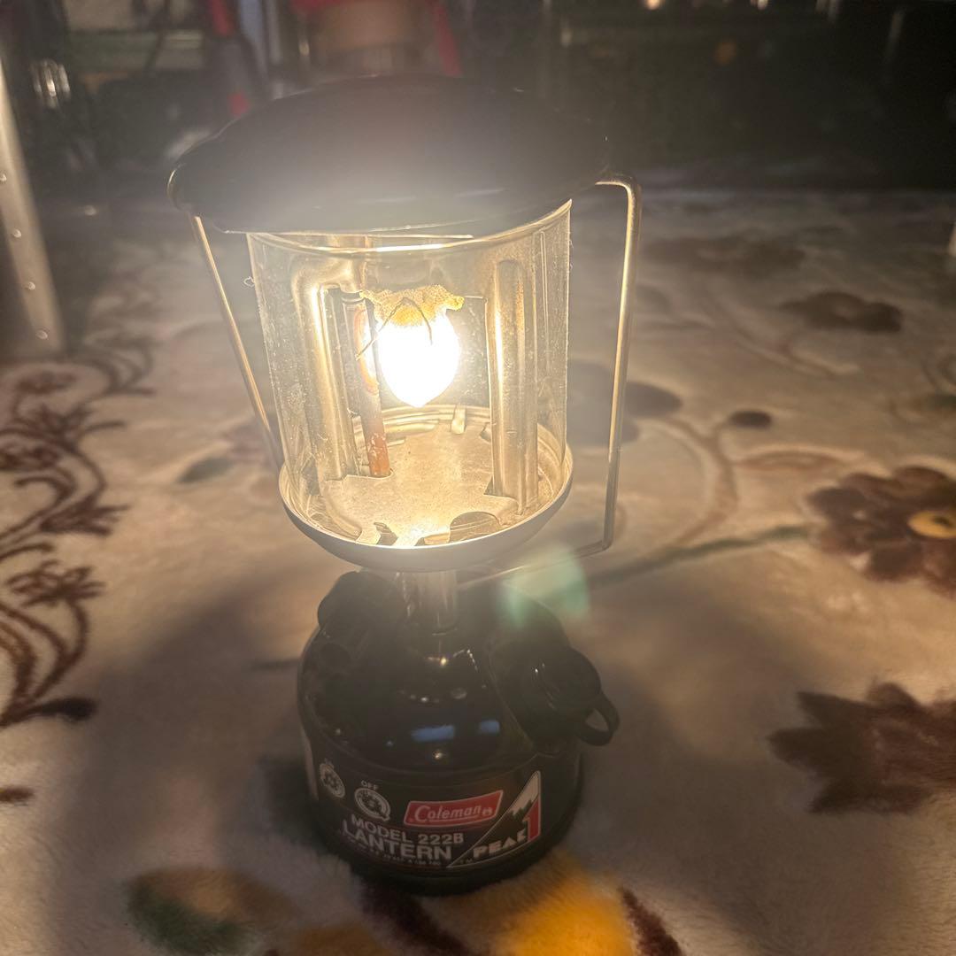 コールマン Coleman 222B peak1 ランタン 89年1月 美品