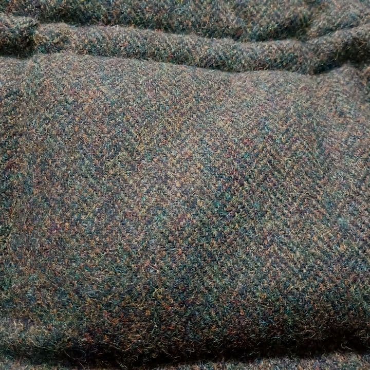 ☆Eddie Bauer・エディーバウアー・ハリスツィードダウンコート日の出タグ