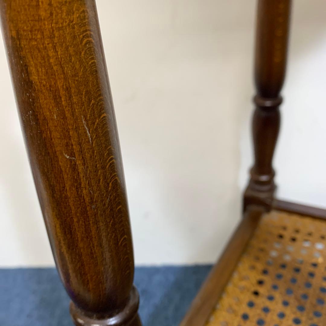 【希少】 カリモク家具 コロニアル 花台 電話台 アンティーク調 クラシカル家具