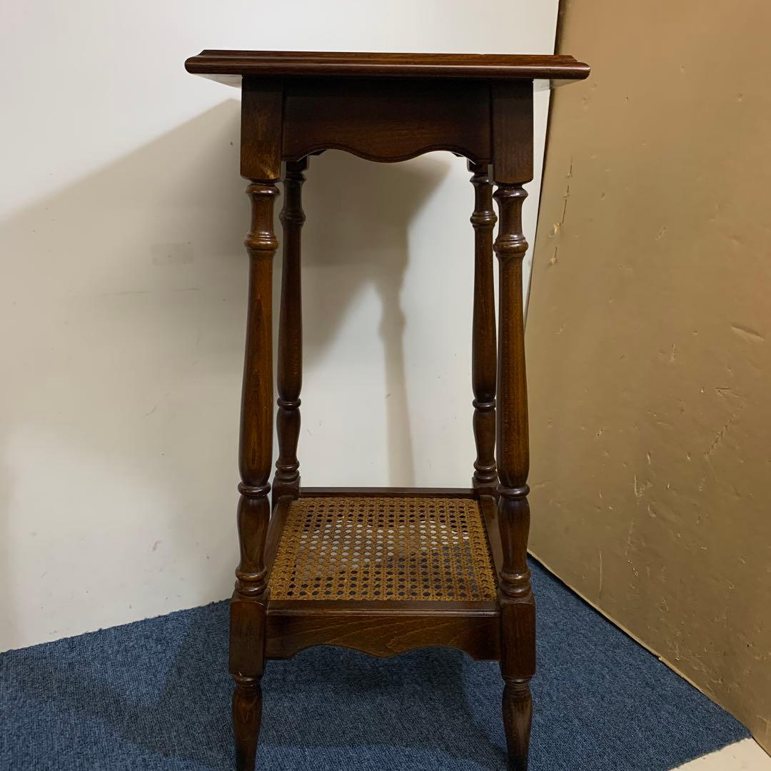 【希少】 カリモク家具 コロニアル 花台 電話台 アンティーク調 クラシカル家具