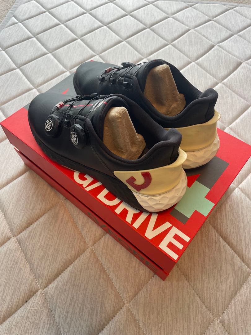 G/FORE ジーフォア　ゴルフシューズ スパイクレス　ブラック/レッド