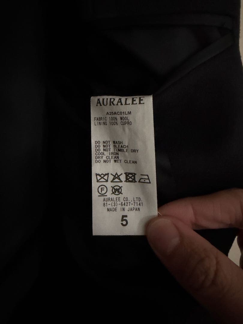 ジャケット・アウター 25AW LIGHT MELTON CHESTERFIELD COAT