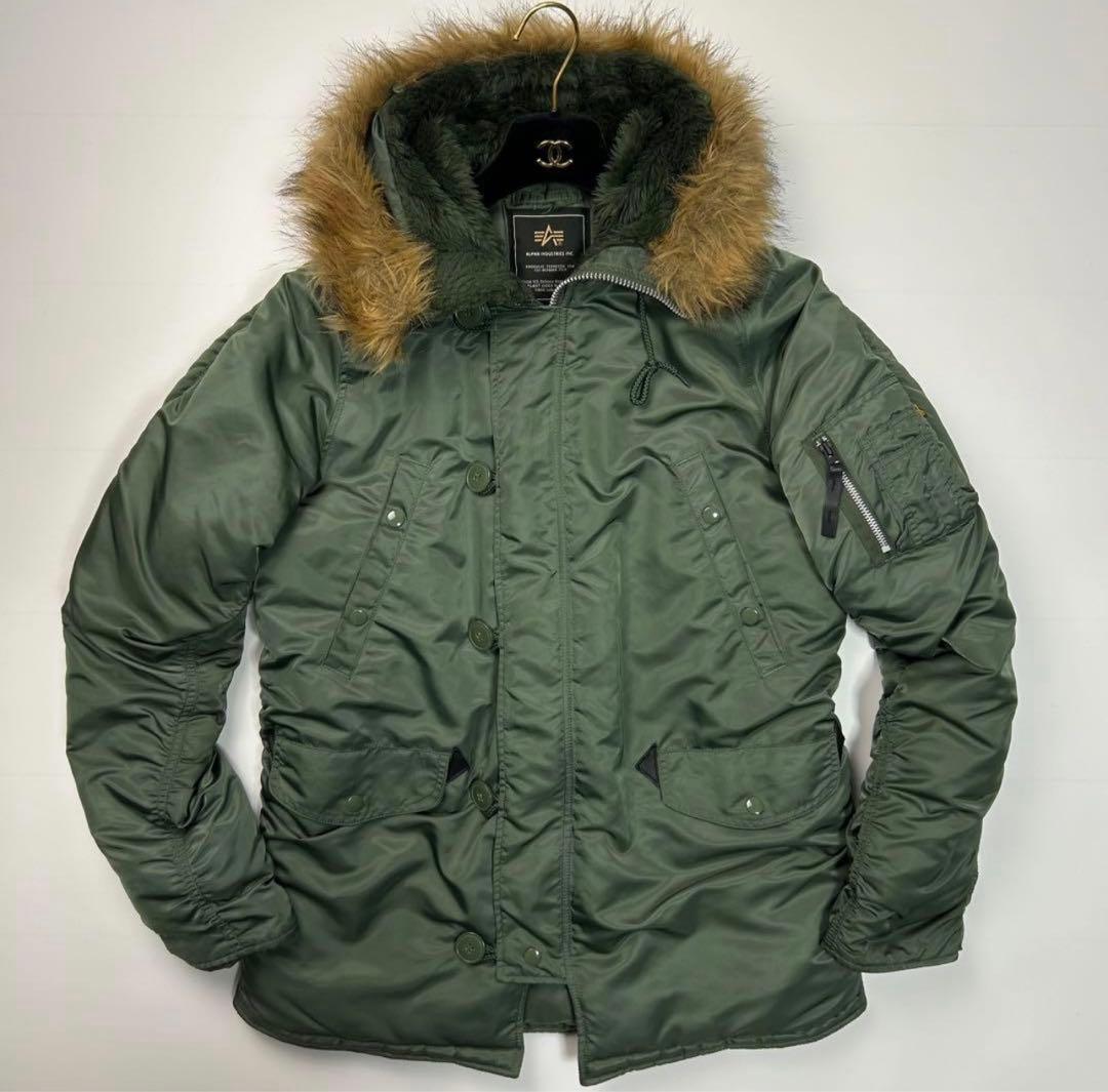 アルファインダストリーズN3Bフライトジャケット ミリタリ