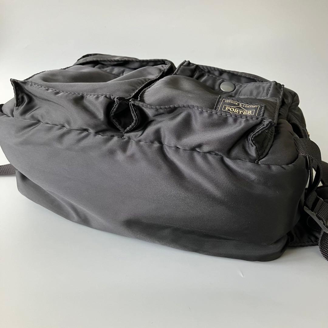 極美品 PORTER / TANKER WAIST BAG/ショルダーベルト付き