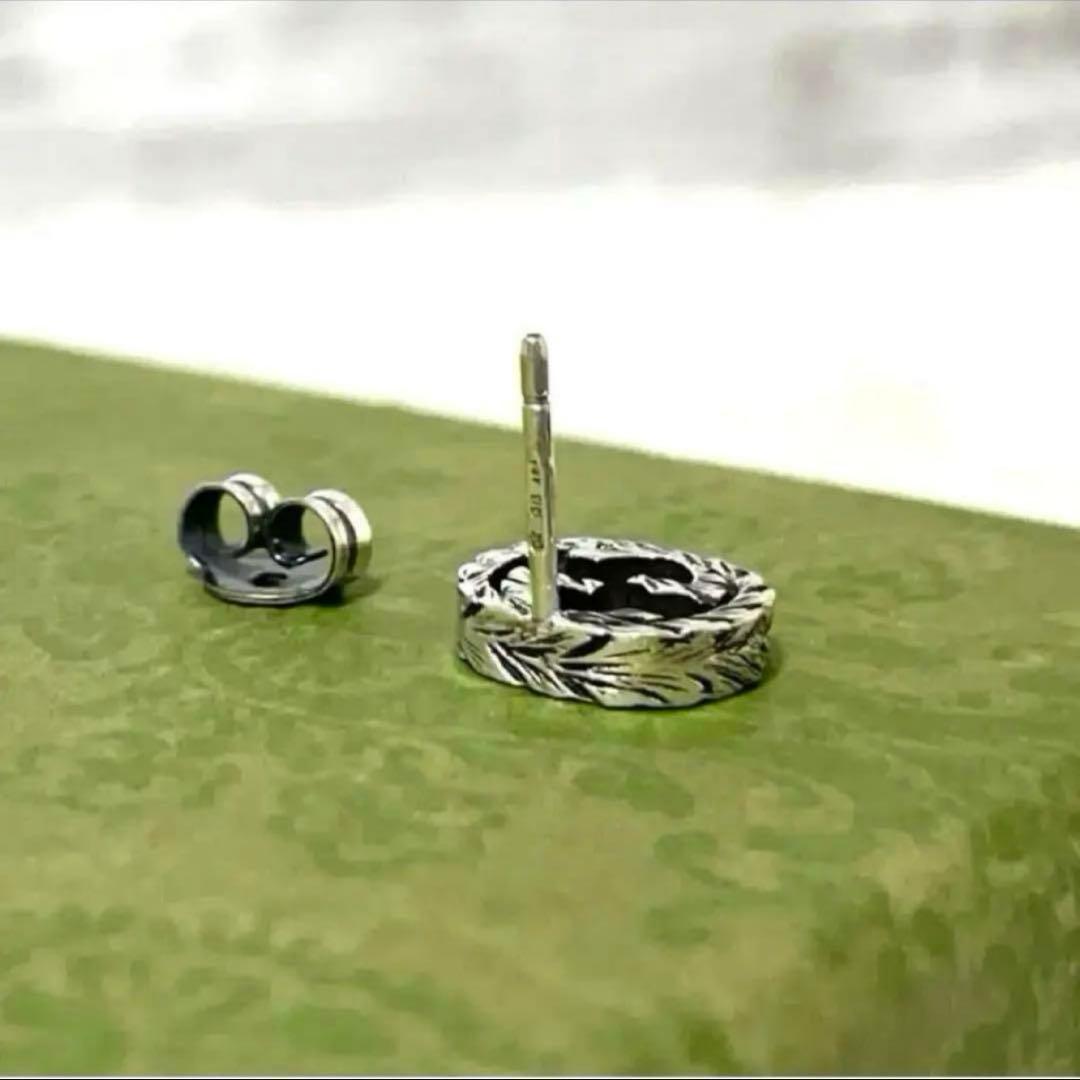 【極美品】グッチ　インターロッキング　アラベスク　ピアス片耳　メンズ/レディース