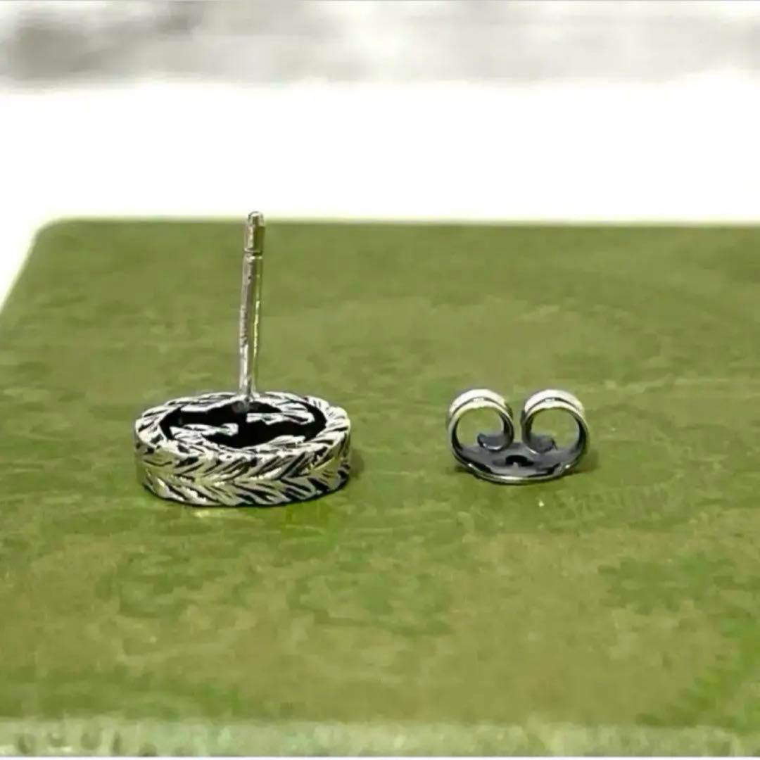 【極美品】グッチ　インターロッキング　アラベスク　ピアス片耳　メンズ/レディース