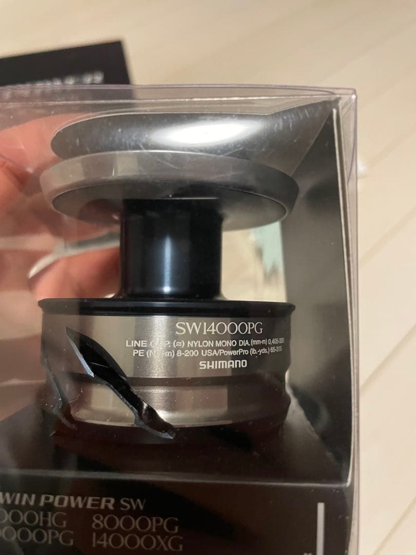 ツインパワーSW10000PG リール　14000PGスプールセット