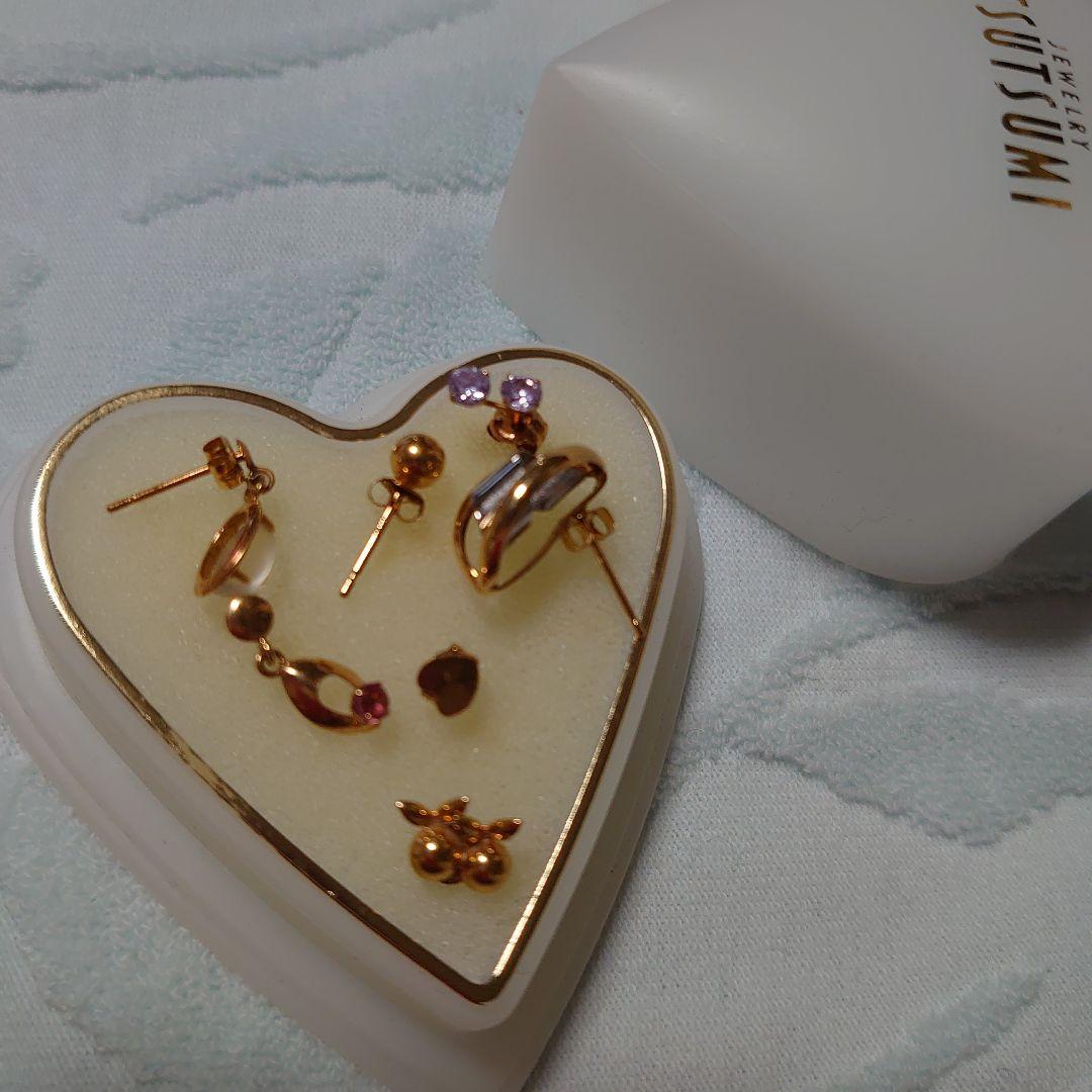 １８金ピアス７点メチャ得セット