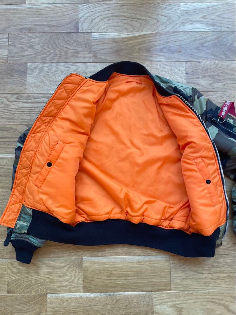 《alpha》アルファMA-1迷彩Lサイズ