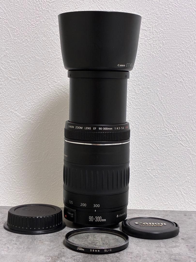 ⭐️美品⭐️Canon EF 90-300mm F/4.5-5.6 USM フード付