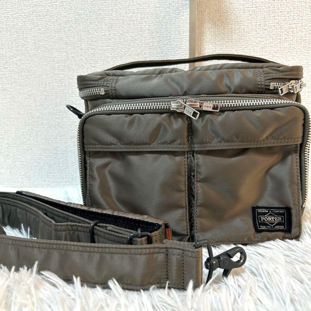 廃盤ポーター タンカー ウエストバッグ シルバーグレー 【未使用級