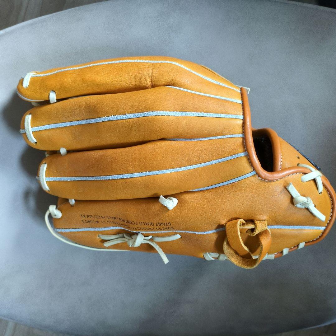 【極美品】Mizuno Professional グローブ オレンジ　ミズノ