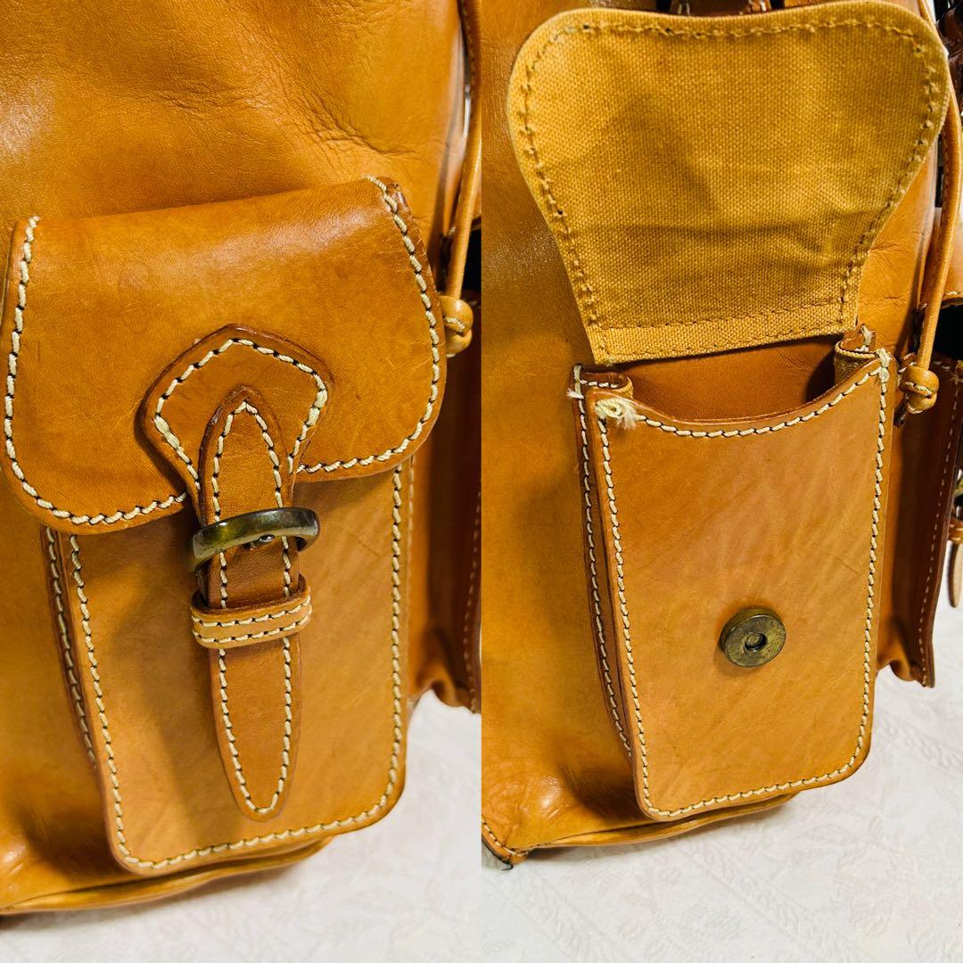 ちゃちゃ様】 ダコタ オールレザー本革 リュックサック/バックパック