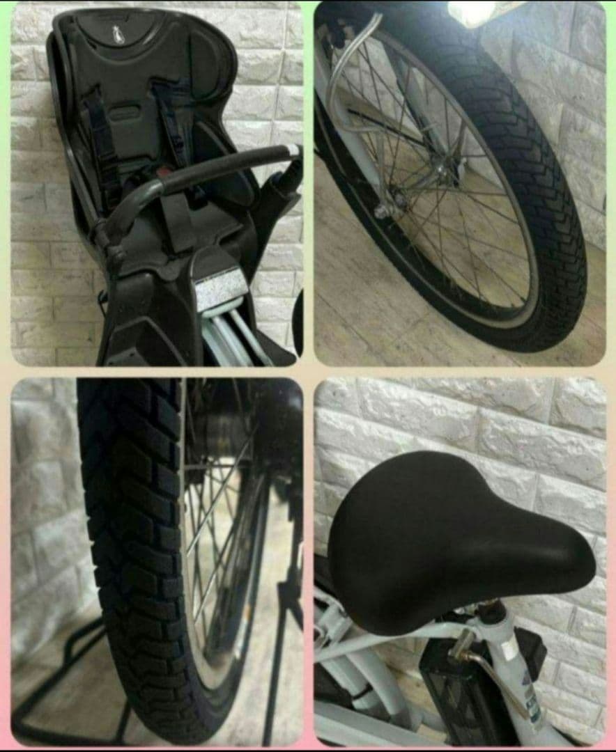 ✨美品✨室内保管✨純正チャイルドシート✨ブリヂストンビッケ2ｅ子供乗せ電動自転車