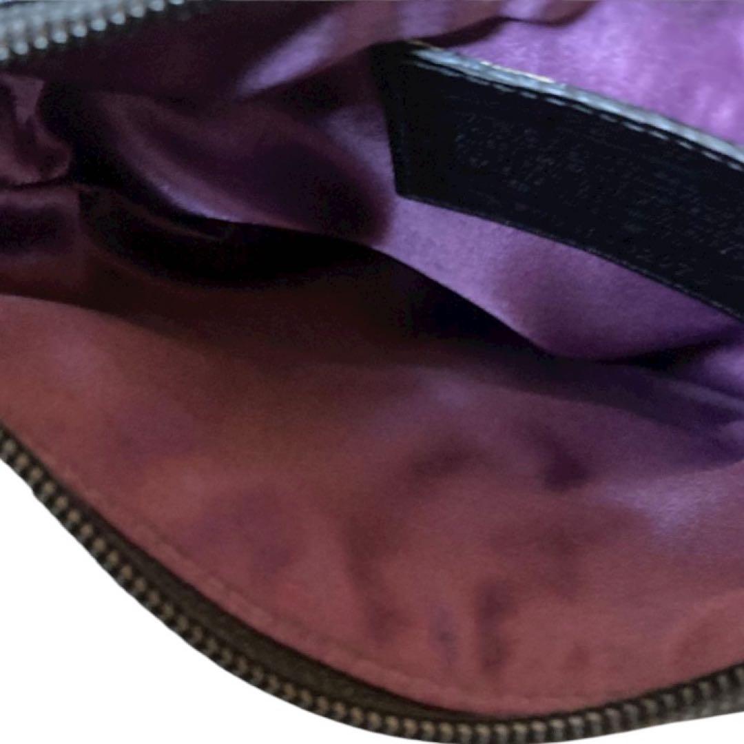 美品　COACH ショルダーバッグ パッチワーク サコッシュ パイソン　ロゴ