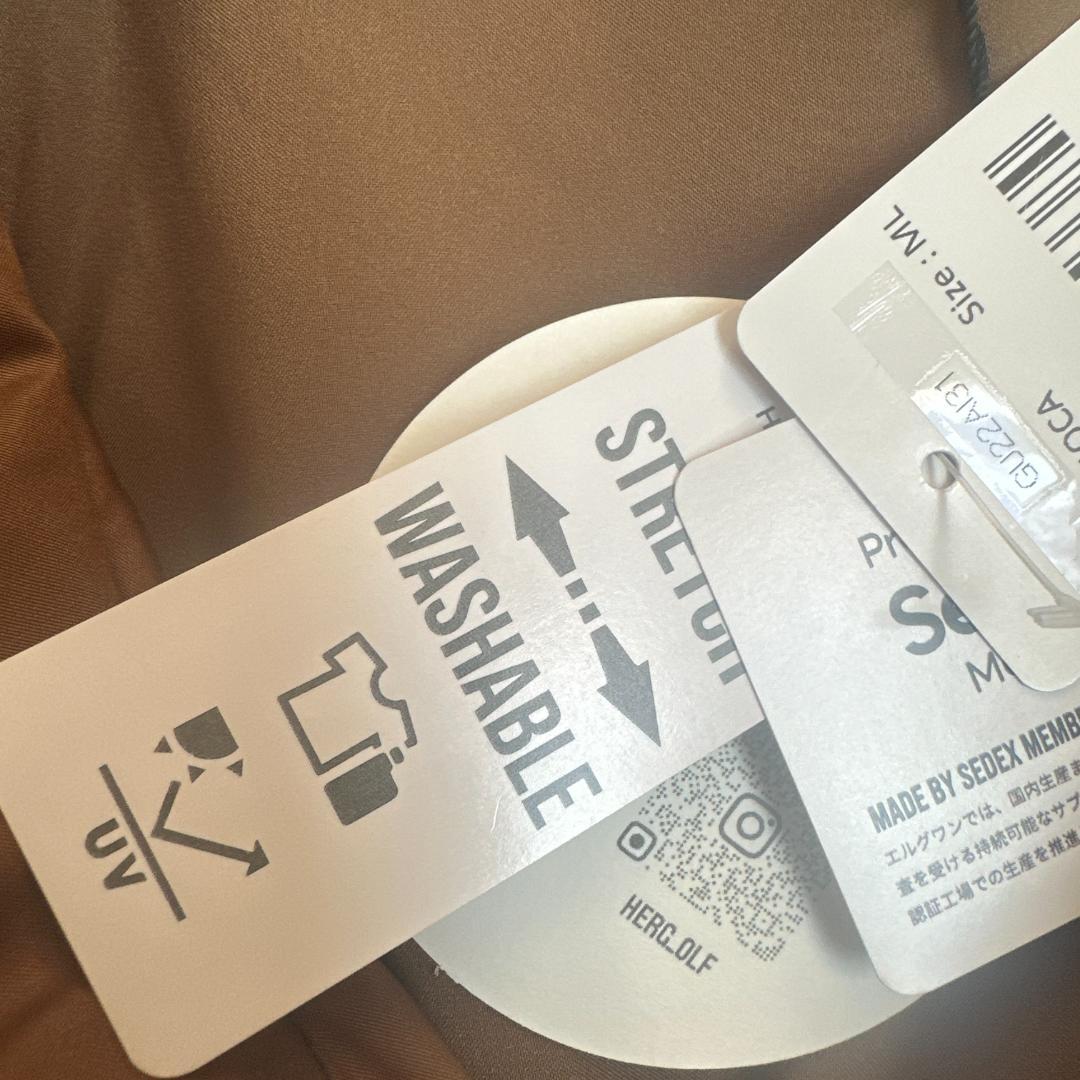 タグ付き　HERG1 エルグワン 　ロングダウンコート