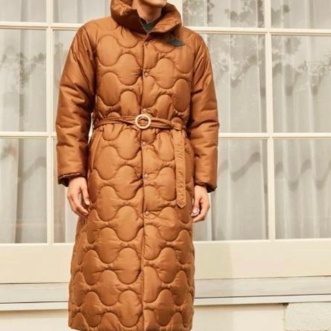 タグ付き　HERG1 エルグワン 　ロングダウンコート