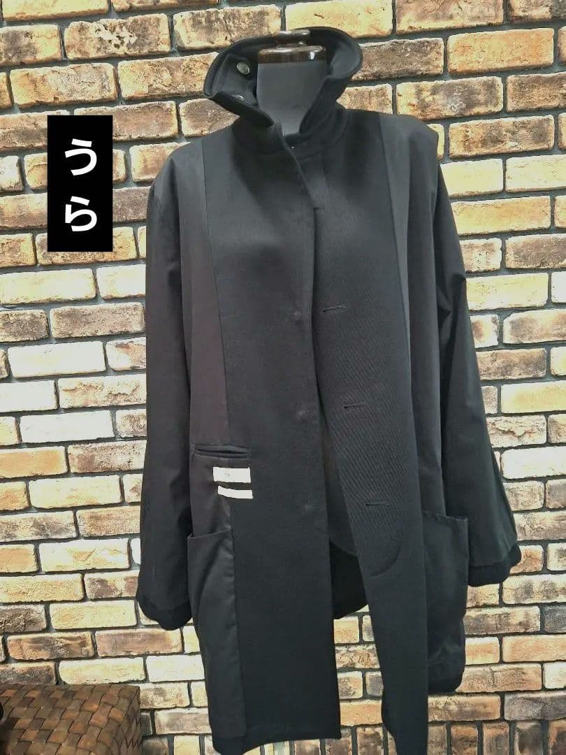 HERME'S　マルジェラ期　【美品】黒　コート　クリーニング済み