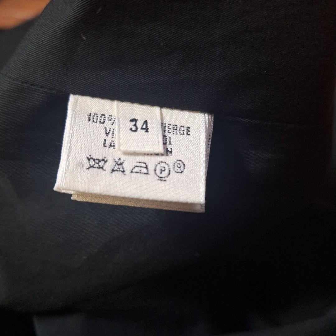 HERME'S　マルジェラ期　【美品】黒　コート　クリーニング済み