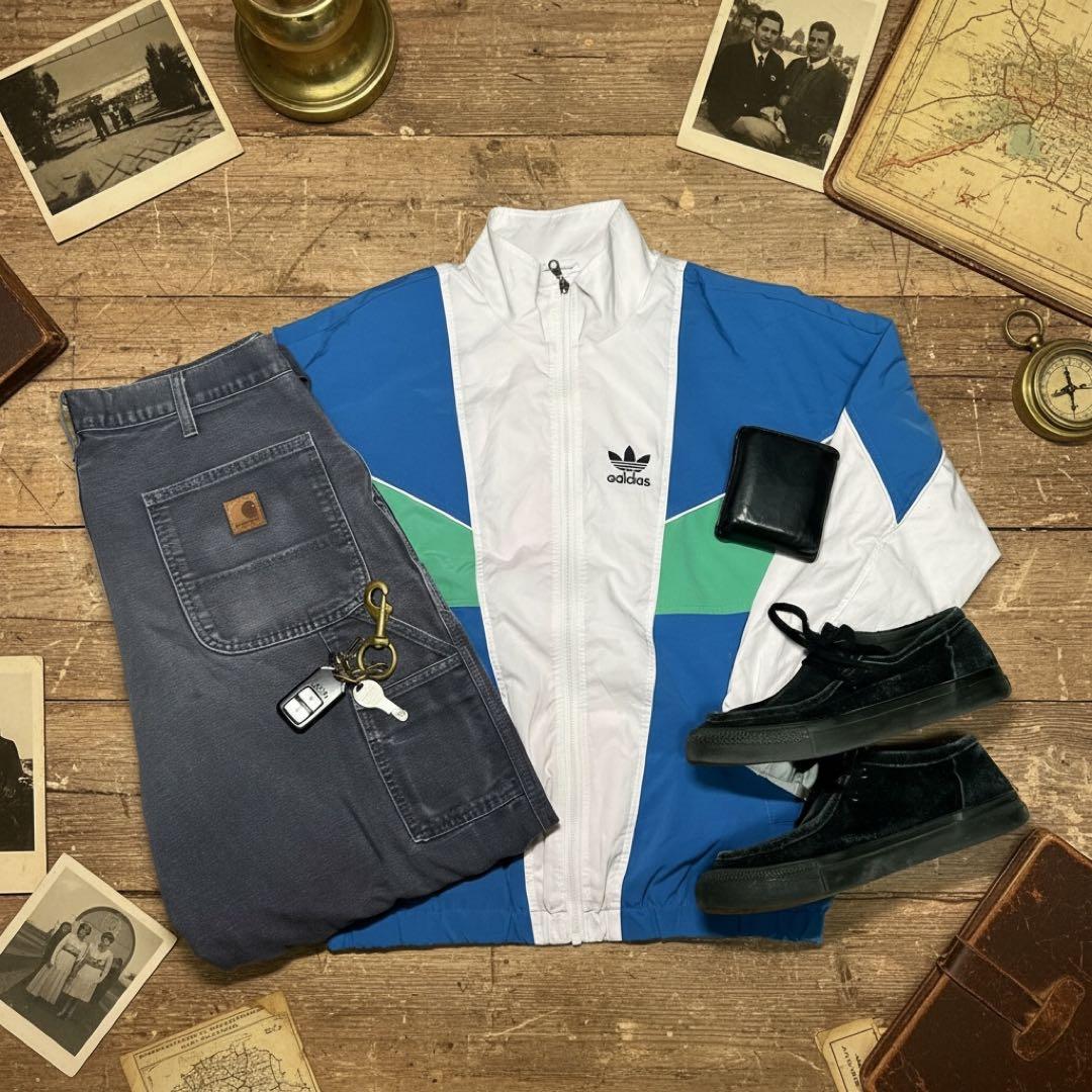 90s adidas ナイロンジャケット 常田大希 古着 - メルカリ