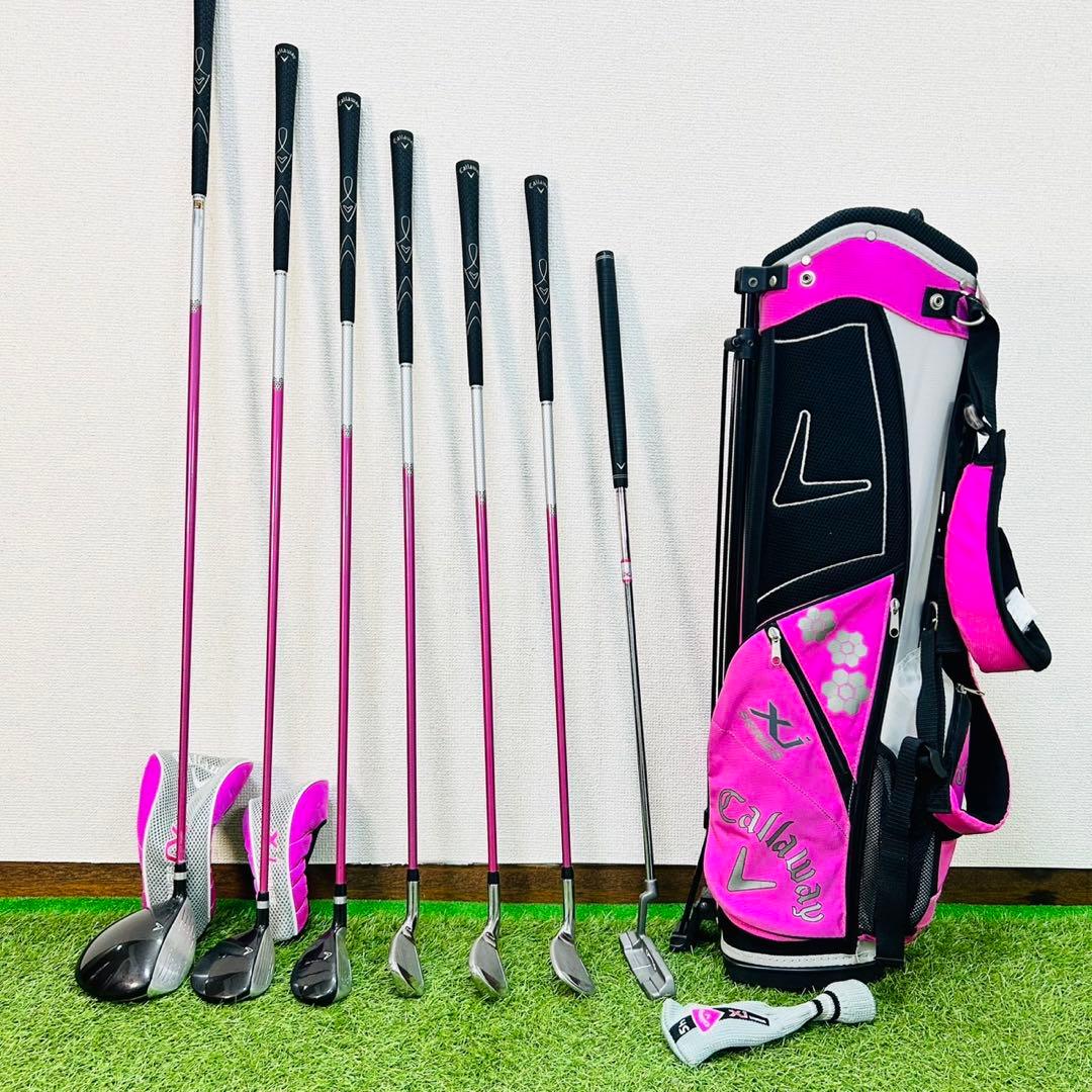 良品 キャロウェイ XJ SERIES ジュニア ゴルフ 7本 セット 初心者